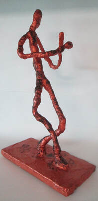 7a: Gallery of Sculptures styled after Giacometti
